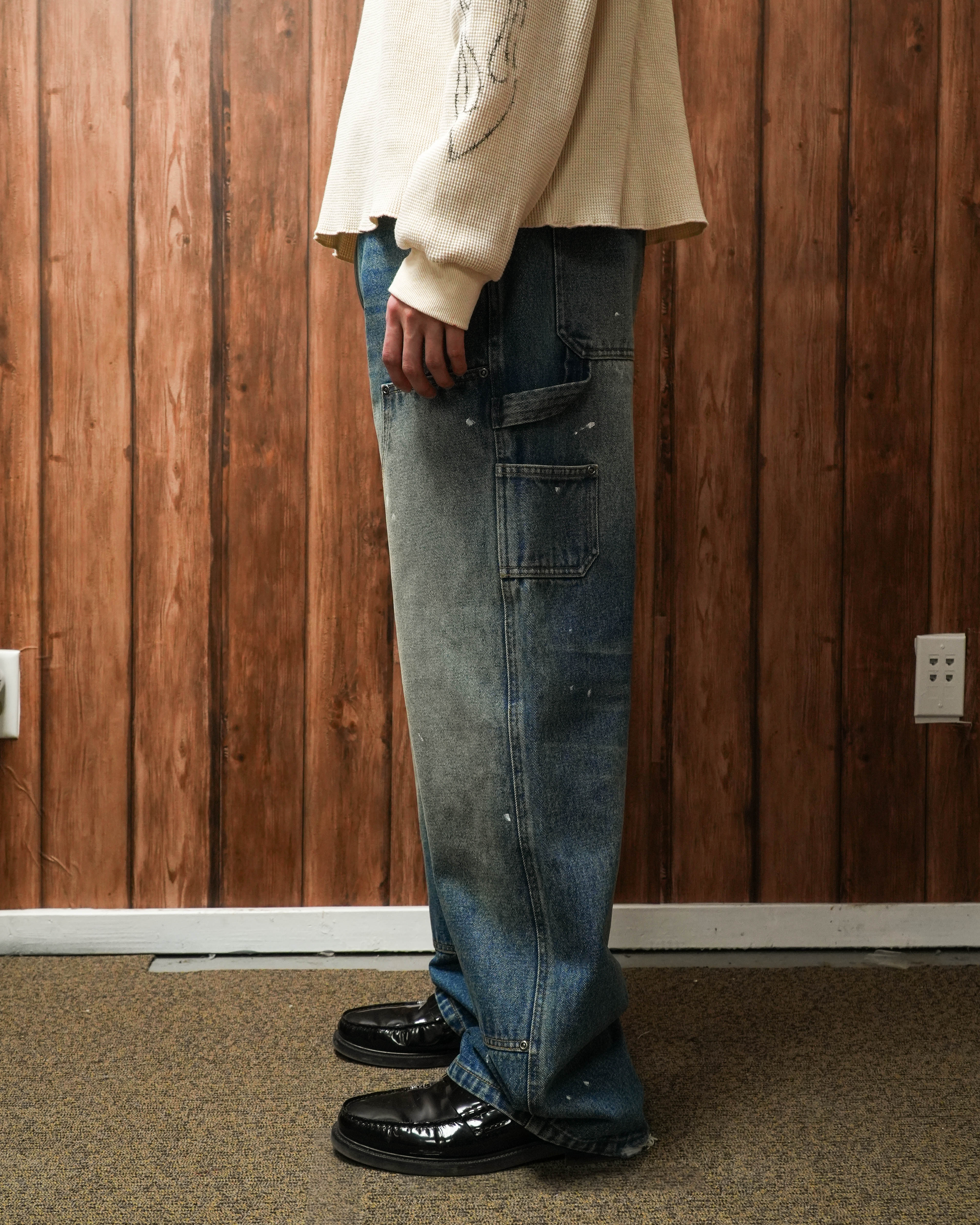 PAINT SPLATTER DOUBLE KNEE DENIM - Image 5