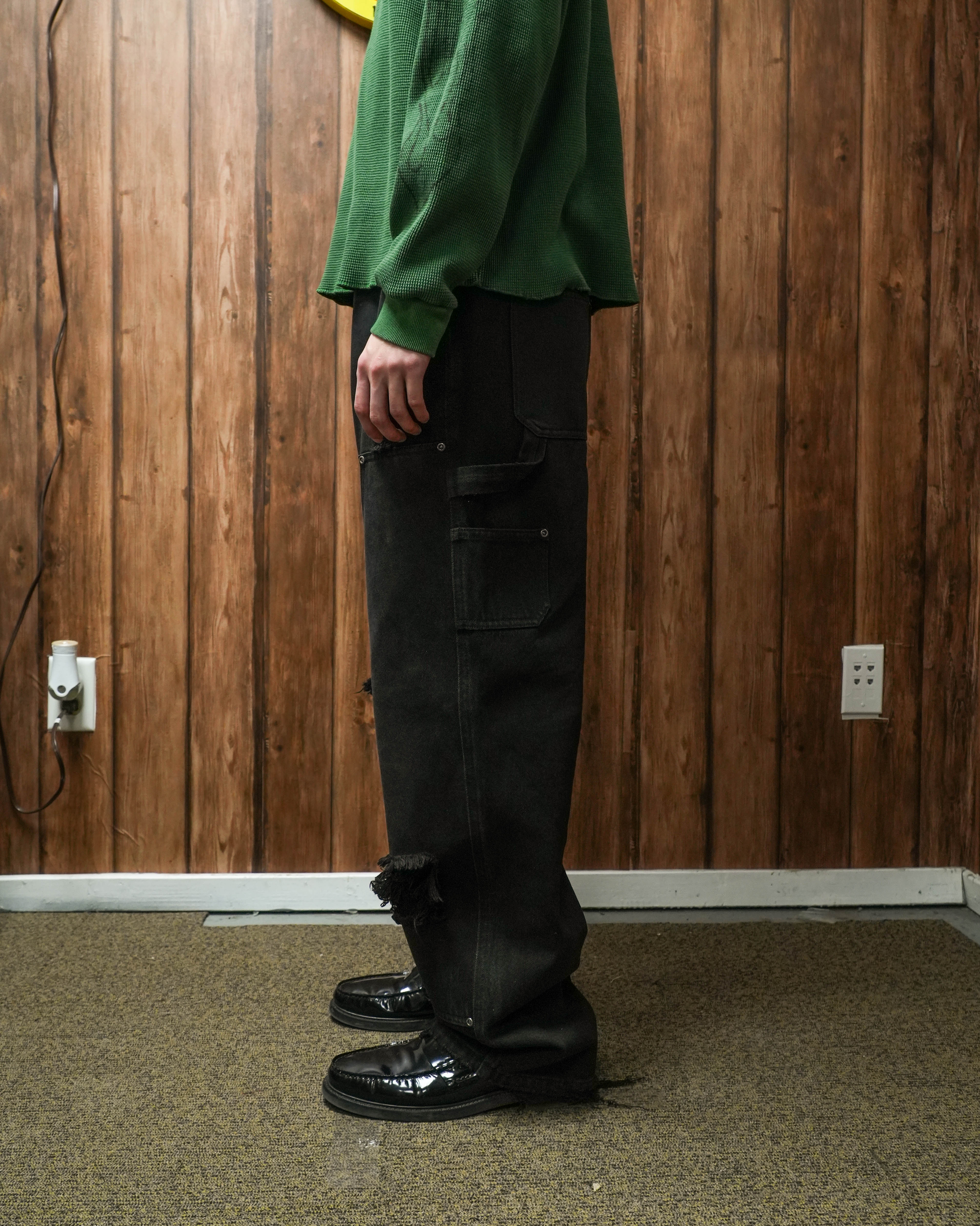 THRASHED DOUBLE KNEE DENIM - Image 4